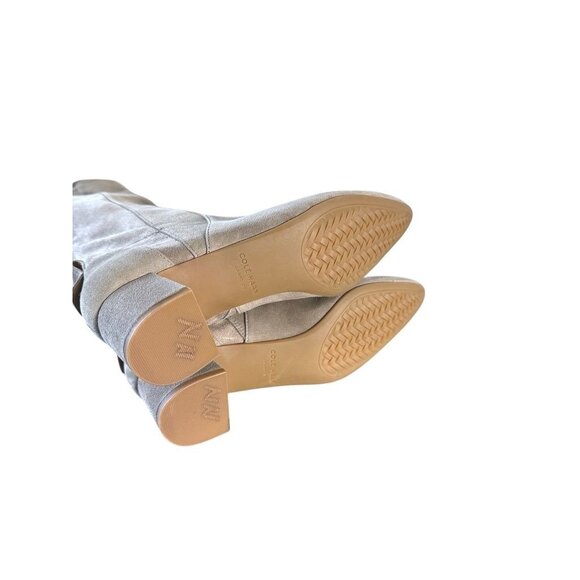 Cole Haan Women Go-To Suede Knee-High Block Boots Size 6B NWOB - Picture 5 of 9